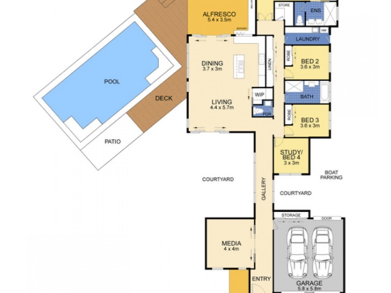23 Tamborine Close, Mountain Creek QLD 4557 Floorplan