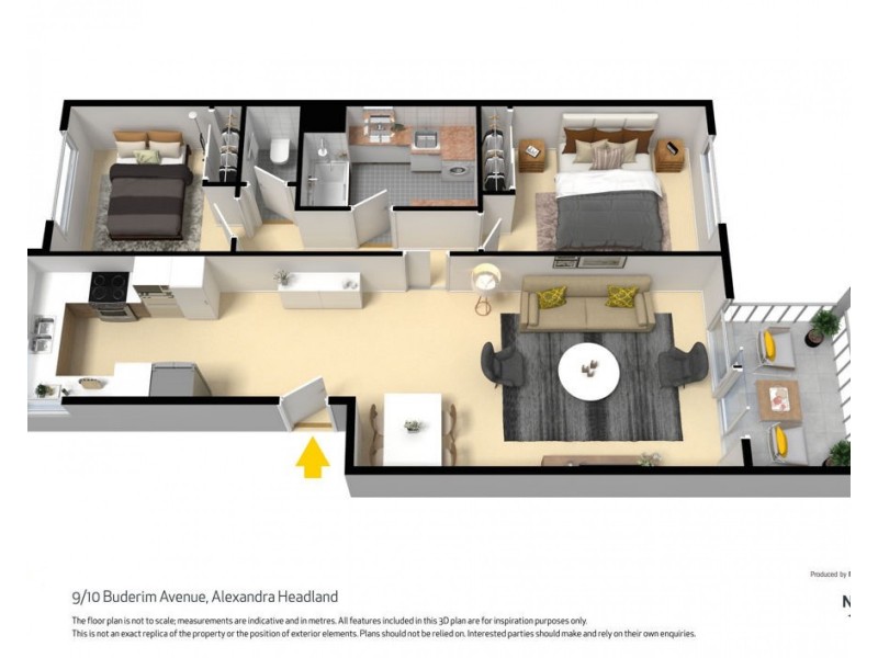 9/10  Buderim Avenue, Alexandra Headland QLD 4572 Floorplan