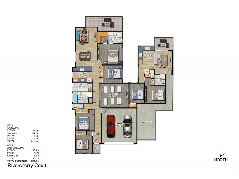 2 Riverpilly Court, Morayfield QLD 4506 Floorplan