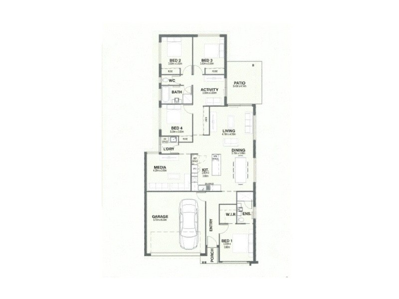 15 Woodlight Street, Mango Hill QLD 4509 Floorplan