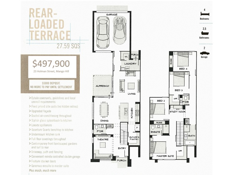 27 Holman Street, Mango Hill QLD 4509 Floorplan