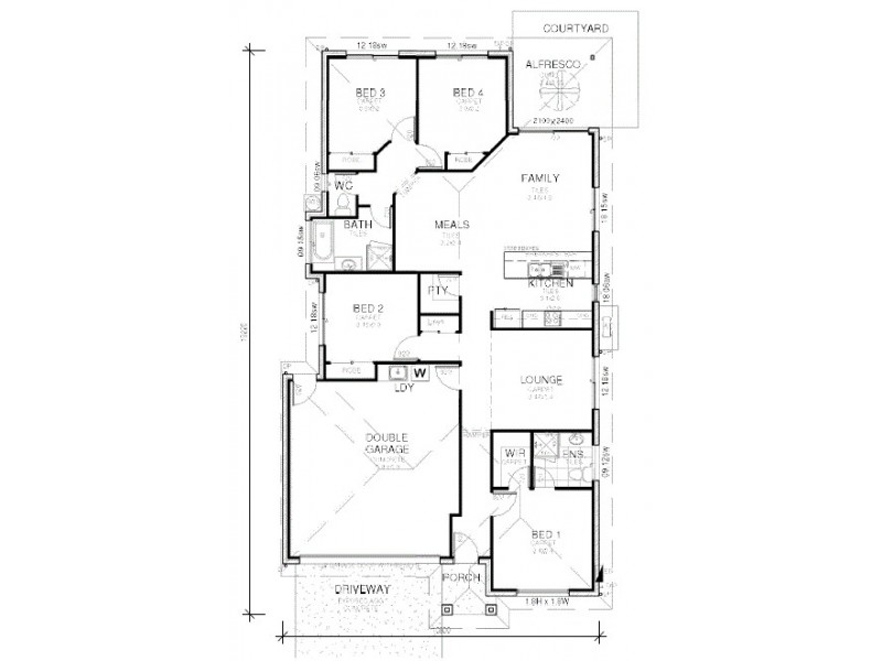 Lot 277 Cowrie Cres, Burpengary QLD 4505 Floorplan