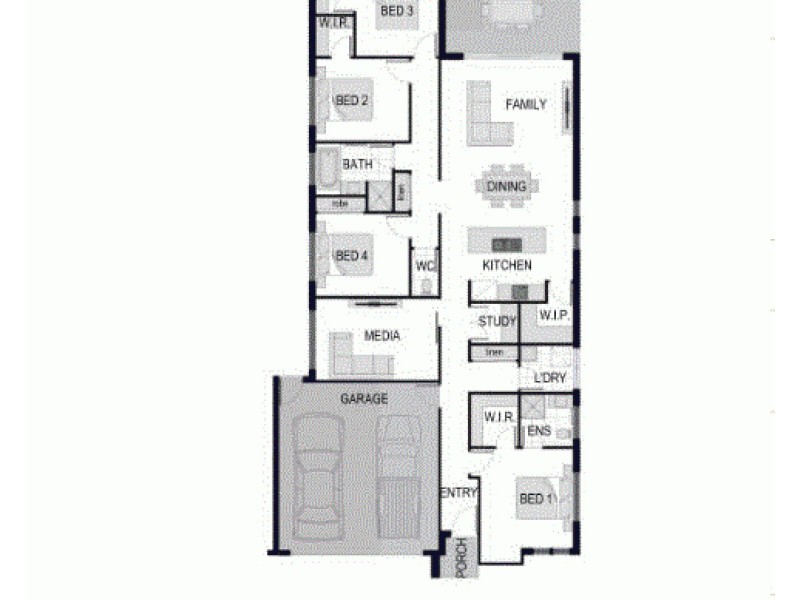 Lot 456 Cassandra, Narangba QLD 4504 Floorplan