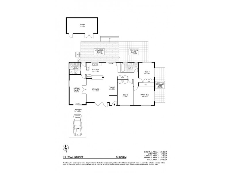 26 Wian Street, Buderim QLD 4556 Floorplan