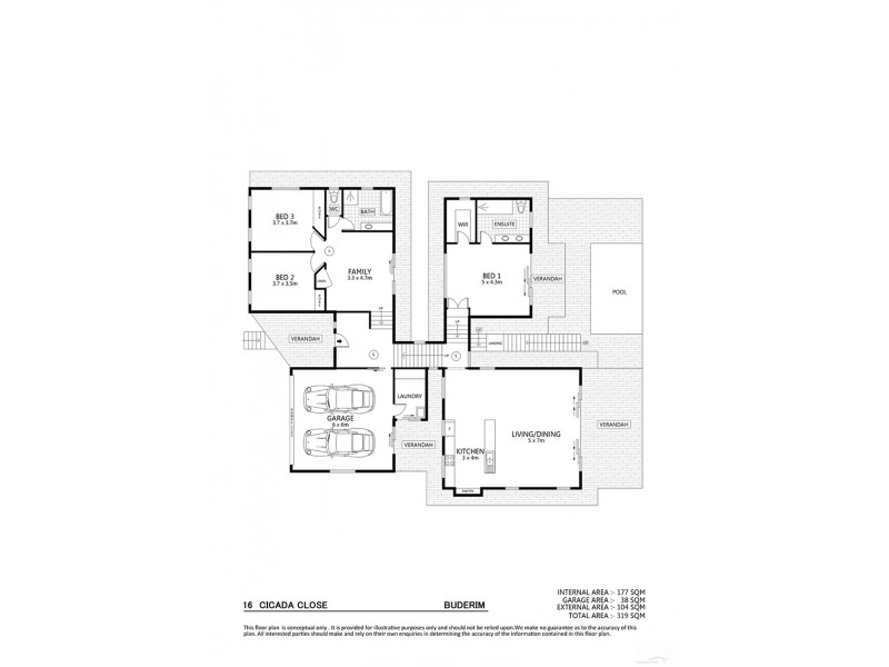 16 Cicada Close, Buderim QLD 4556 Floorplan