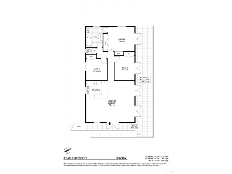 8 Parle Crescent, Buderim QLD 4556 Floorplan