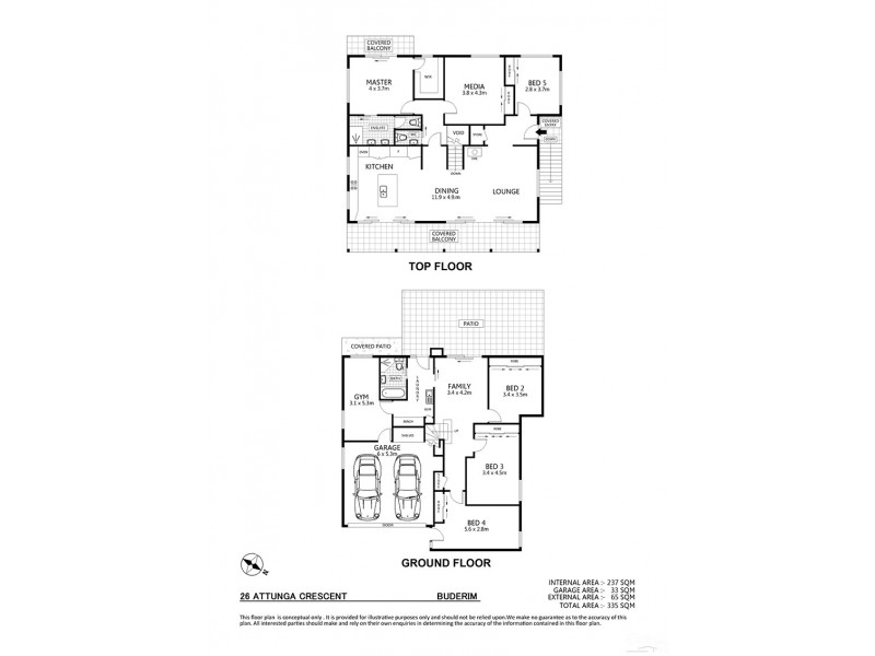 26 Attunga Close, Buderim QLD 4556 Floorplan