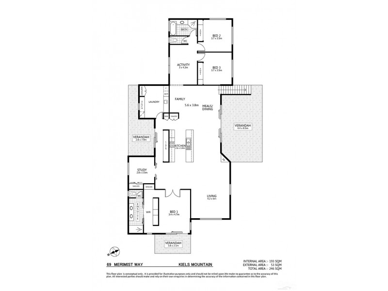 69 Merimist Way, Kiels Mountain QLD 4559 Floorplan