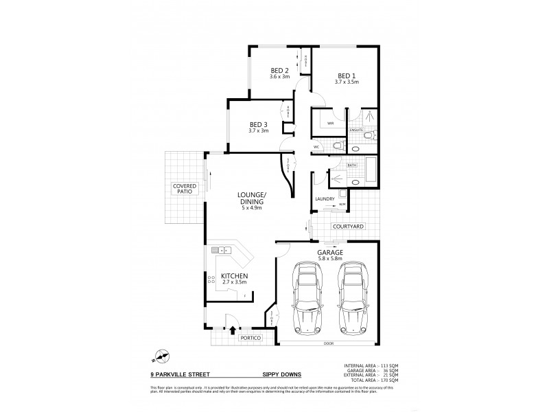6 Parkville Street, Sippy Downs QLD 4556 Floorplan