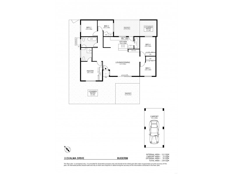 3 Evalma Drive, Buderim QLD 4556 Floorplan