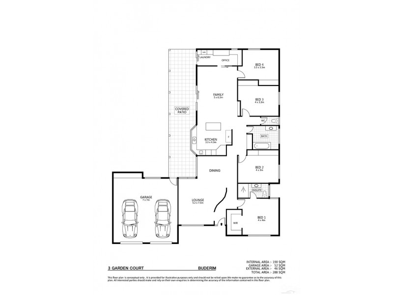 3 Garden Court, Buderim QLD 4556 Floorplan