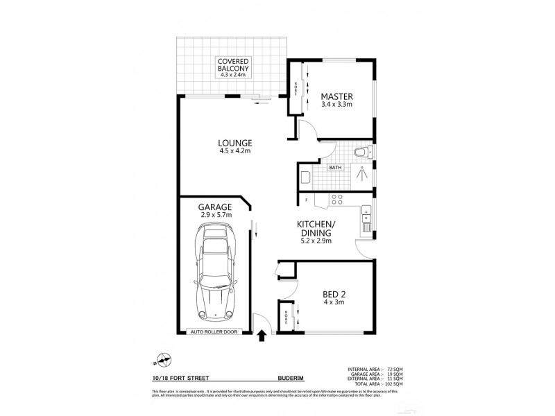 10/18 Fort Street, Buderim QLD 4556 Floorplan
