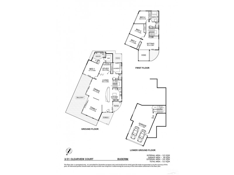 3/21 Clearview Court, Buderim QLD 4556 Floorplan