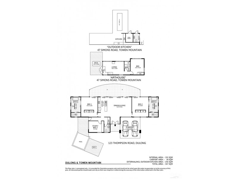 123 Thompson Road, Dulong QLD 4560 Floorplan