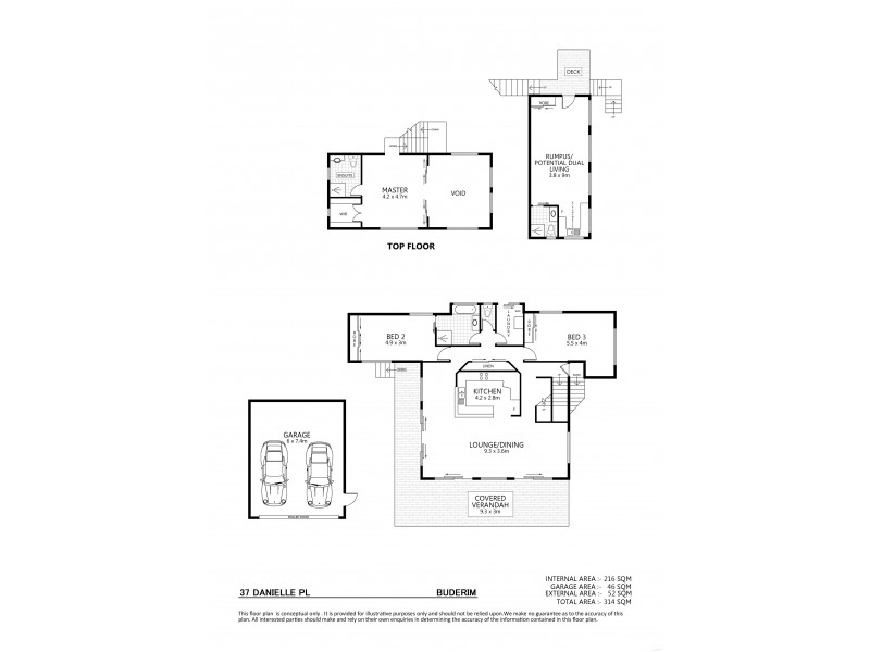 37 Danielle Place, Buderim QLD 4556 Floorplan