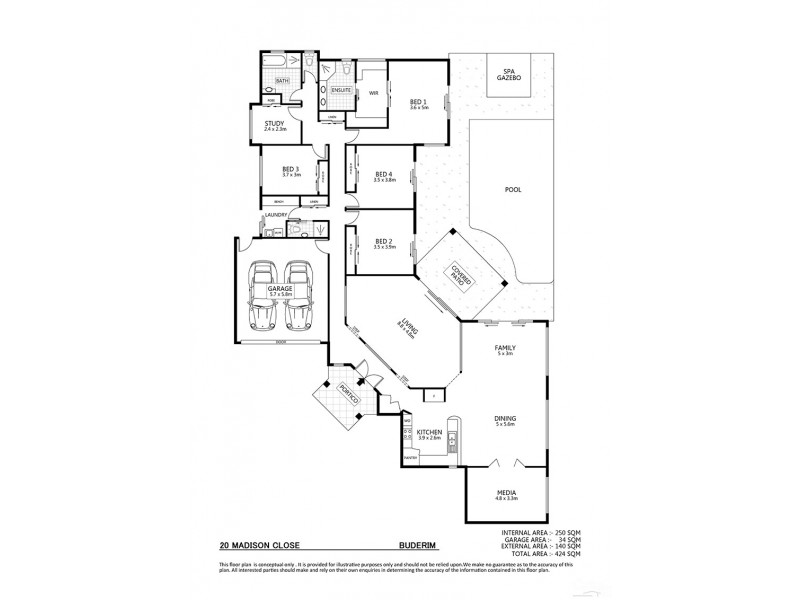 20 Madison Close, Buderim QLD 4556 Floorplan