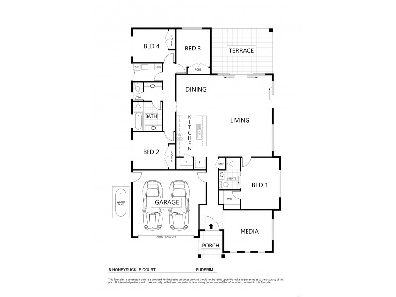 8 Honeysuckle Court, Buderim QLD 4556 Floorplan
