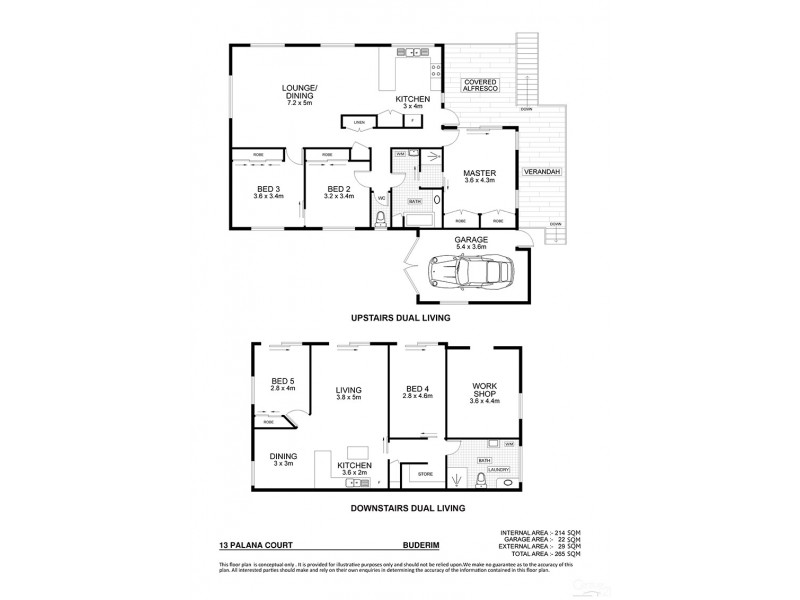 13 Palana Court, Buderim QLD 4556 Floorplan