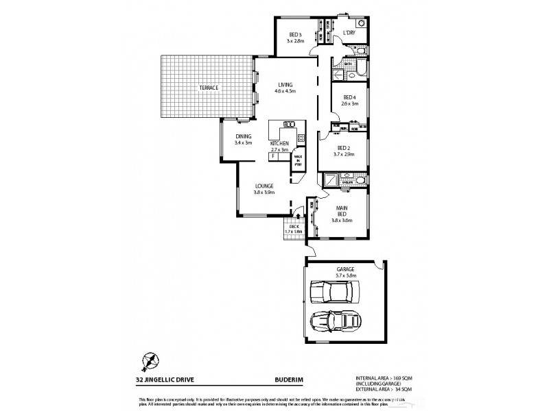 32 Jingellic Drive, Buderim QLD 4556 Floorplan