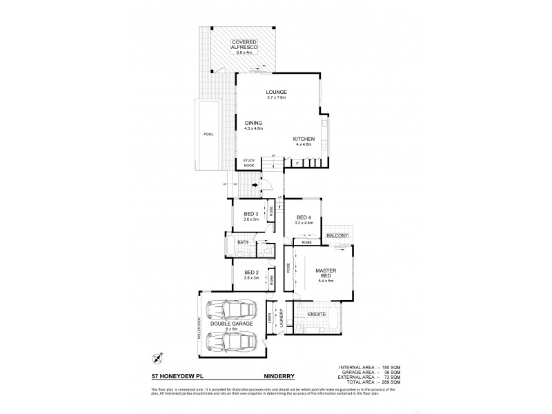 57 Honeydew Place, Ninderry QLD 4561 Floorplan