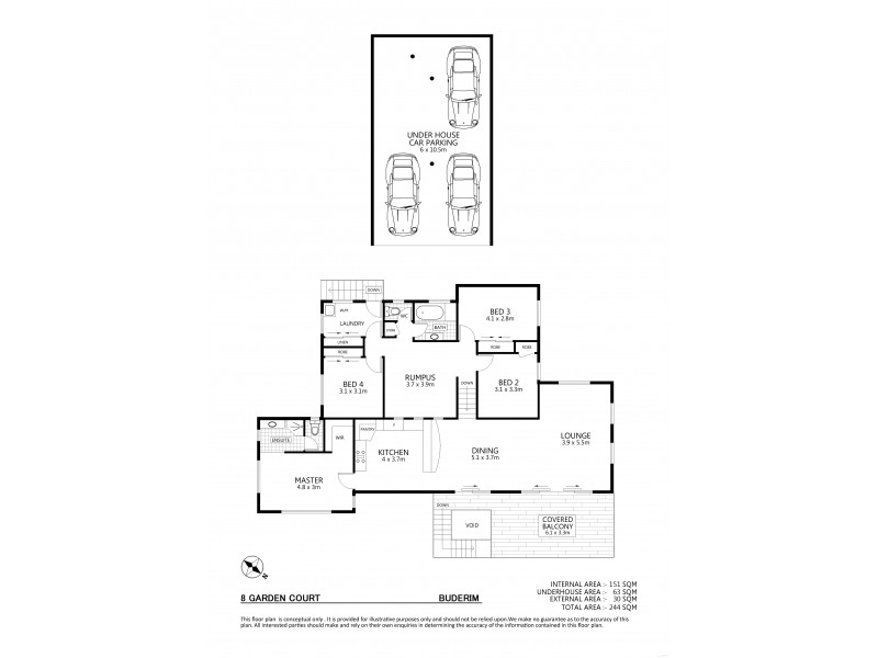 8 Garden Court, Buderim QLD 4556 Floorplan