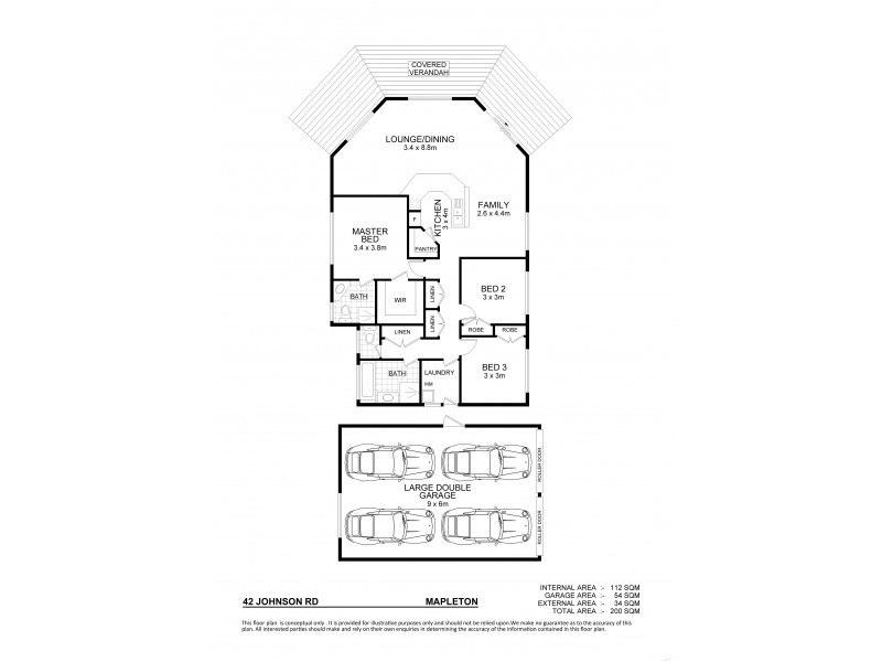 42 Johnson Road, Mapleton QLD 4560 Floorplan