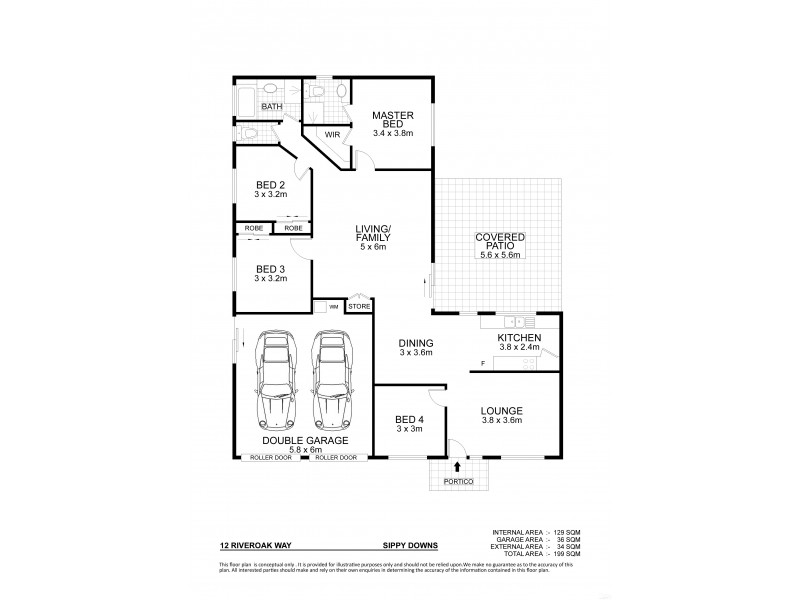 12 Riveroak Way, Sippy Downs QLD 4556 Floorplan