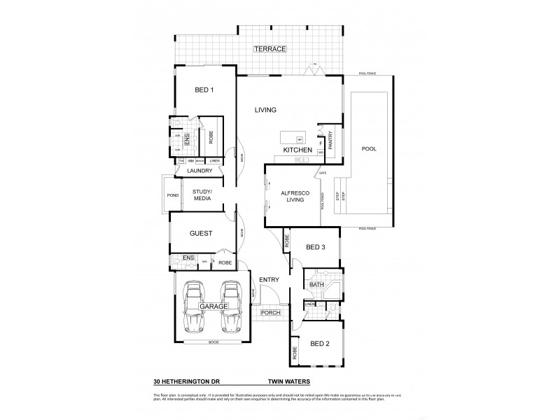30 Hetherington Drive, Twin Waters QLD 4564 Floorplan