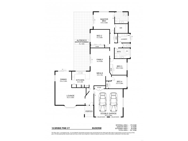18 Bribie Pine Court, Buderim QLD 4556 Floorplan