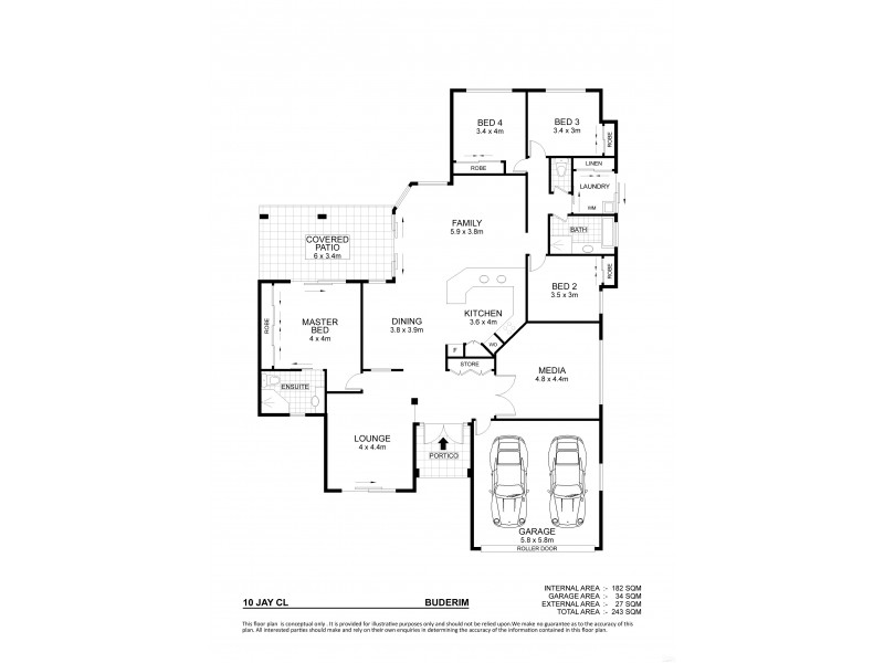 10 Jay Close, Buderim QLD 4556 Floorplan