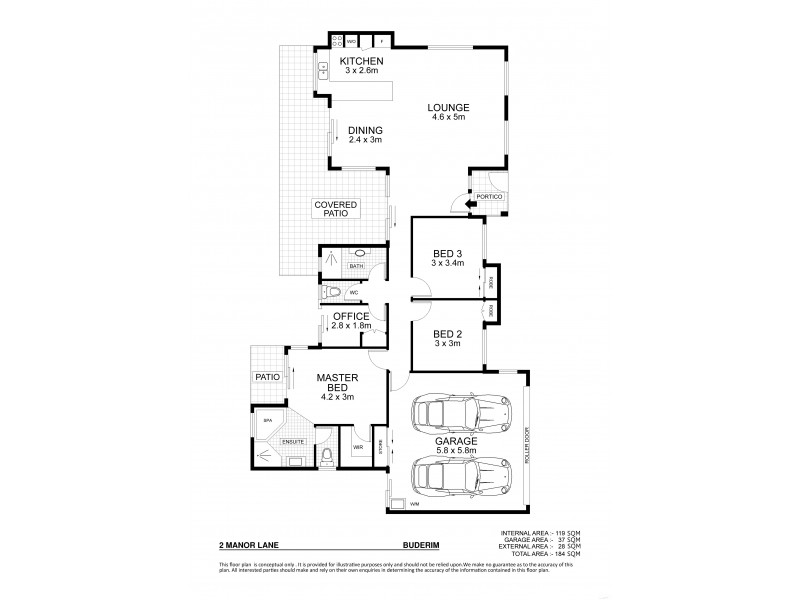 2 Manor Lane, Buderim QLD 4556 Floorplan
