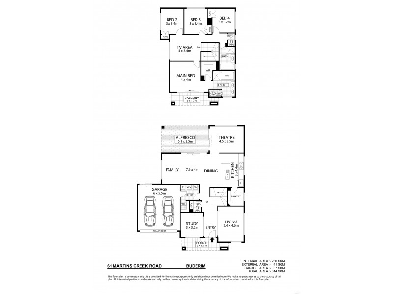 61 Martins Creek Road, Buderim QLD 4556 Floorplan