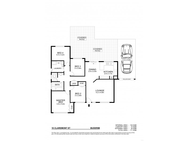 10 Claremont Street, Buderim QLD 4556 Floorplan