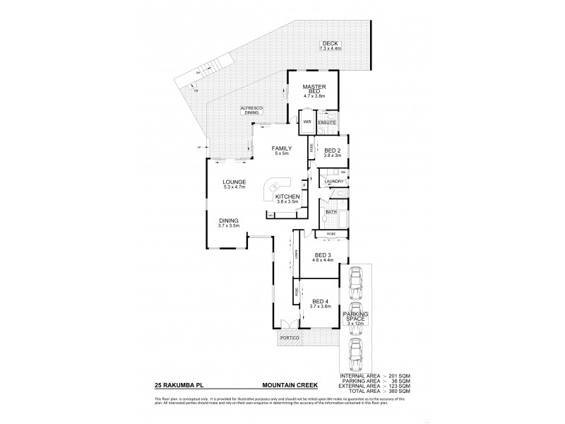 25 Rakumba Place, Mountain Creek QLD 4557 Floorplan
