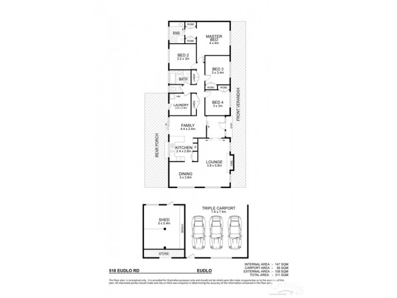 518-820 Eudlo Road, Eudlo QLD 4554 Floorplan