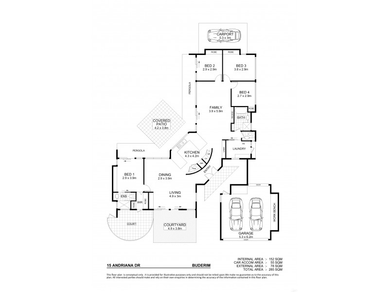 15 Andriana Drive, Buderim QLD 4556 Floorplan
