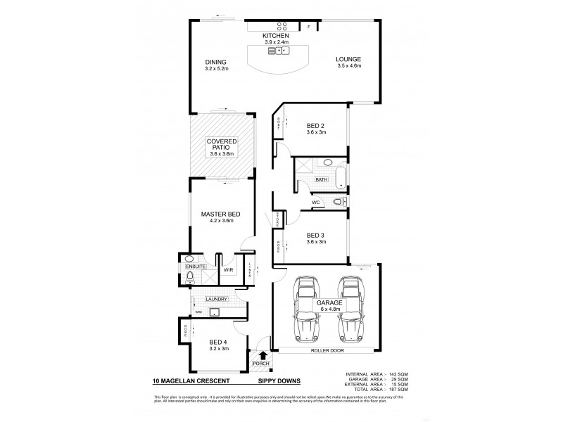 10 Magellan Crescent, Sippy Downs QLD 4556 Floorplan