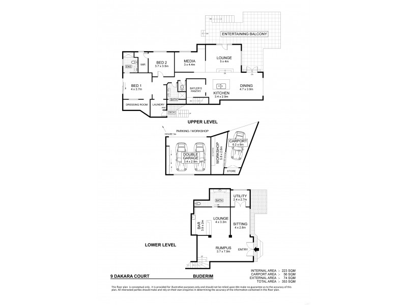 9 Dakara Court, Buderim QLD 4556 Floorplan