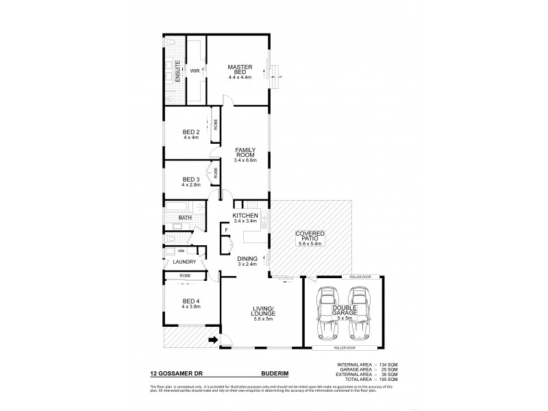 12 Gossamer Drive, Buderim QLD 4556 Floorplan