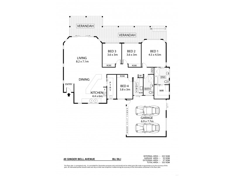 49 Ginger Bell Avenue, Bli Bli QLD 4560 Floorplan