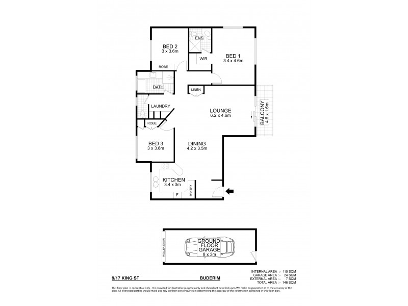 9/17 King Street, Buderim QLD 4556 Floorplan