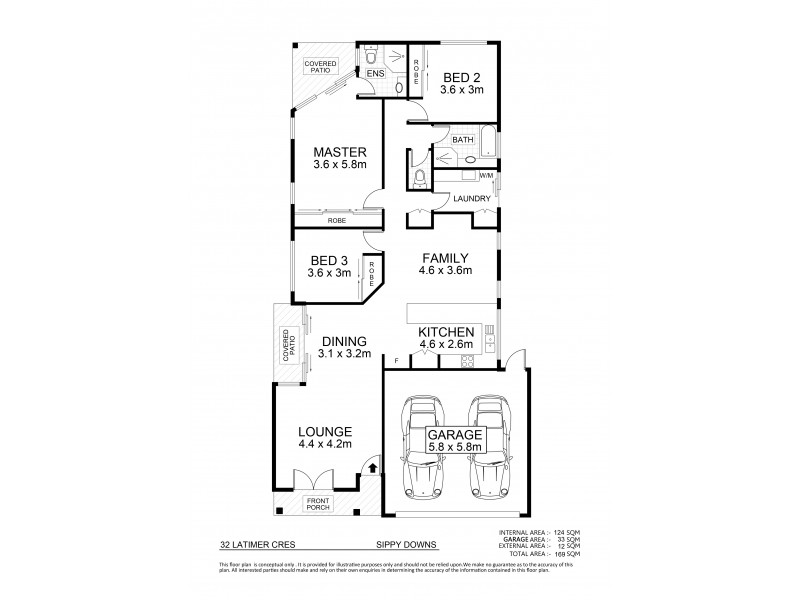 32 Latimer Crescent, Sippy Downs QLD 4556 Floorplan