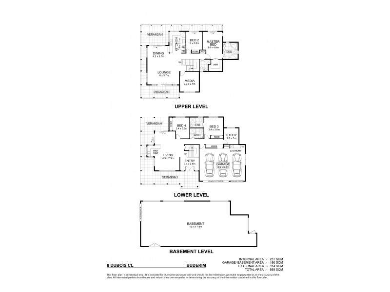 8 Dubois Close, Buderim QLD 4556 Floorplan