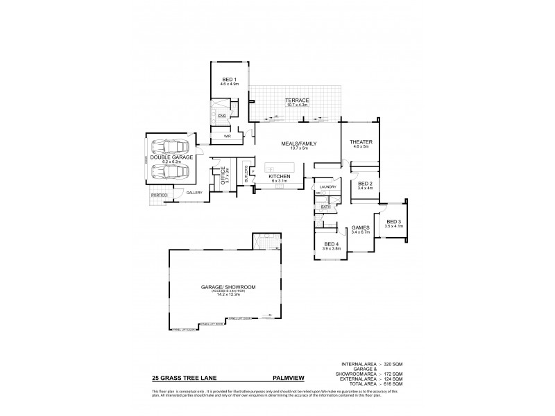 25 Grass Tree Lane, Palmview QLD 4553 Floorplan