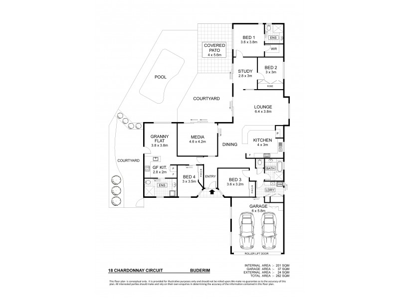 18 Chardonnay Court, Buderim QLD 4556 Floorplan