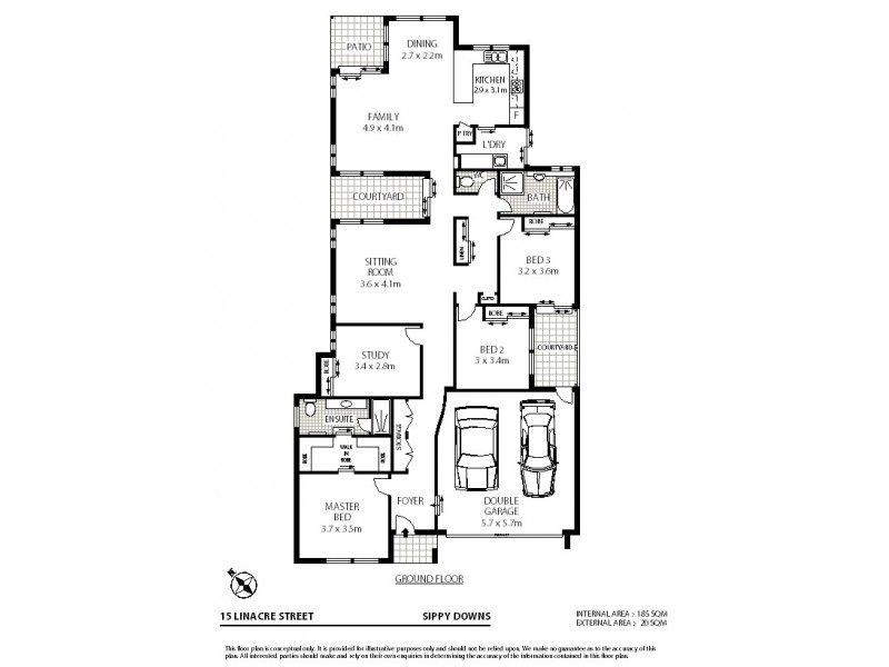 15 Linacre Street, Sippy Downs QLD 4556 Floorplan