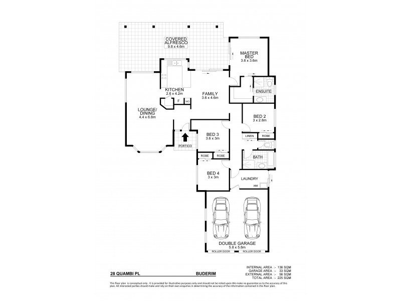 28 Quambi Place, Buderim QLD 4556 Floorplan
