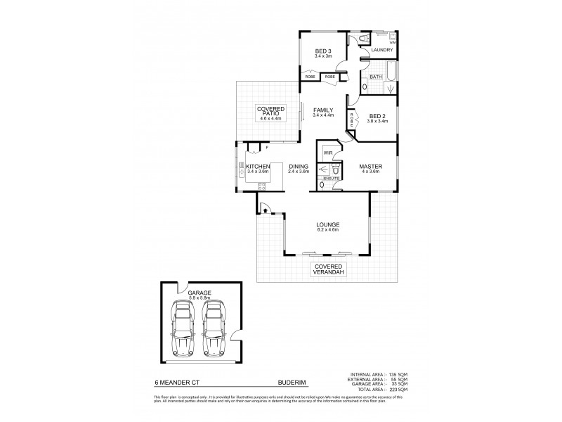 6 Meander Court, Buderim QLD 4556 Floorplan
