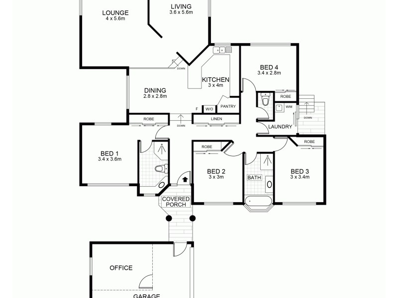 95 Ballinger Road, Buderim QLD 4556 Floorplan