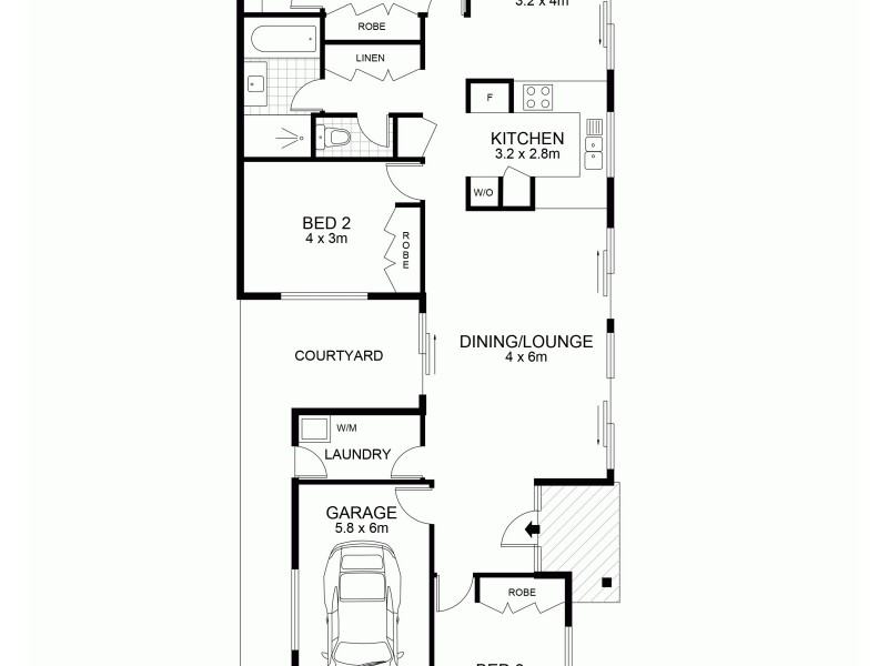 7 Franklin Place, Sippy Downs QLD 4556 Floorplan